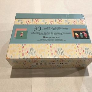 Unopened box of Burgoyne 30 hand crafted all occasion greeting cards